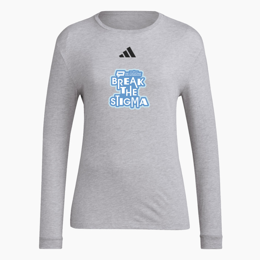 Believe In You <span class="pdp-name-mascot">Believe In You</span> adidas Women's Long Sleeve Pregame Tee