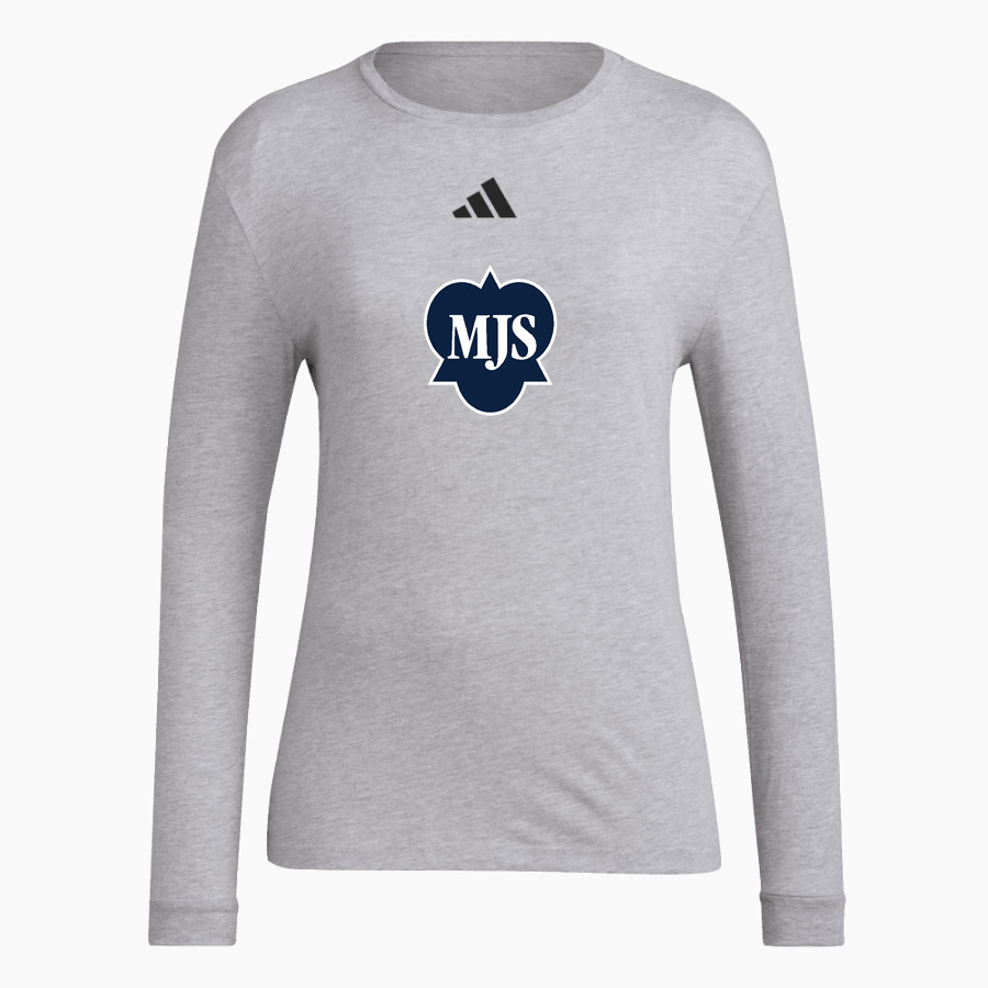 Mayfield Junior School Mustangs Online Store adidas Women's Long Sleeve Pregame Tee