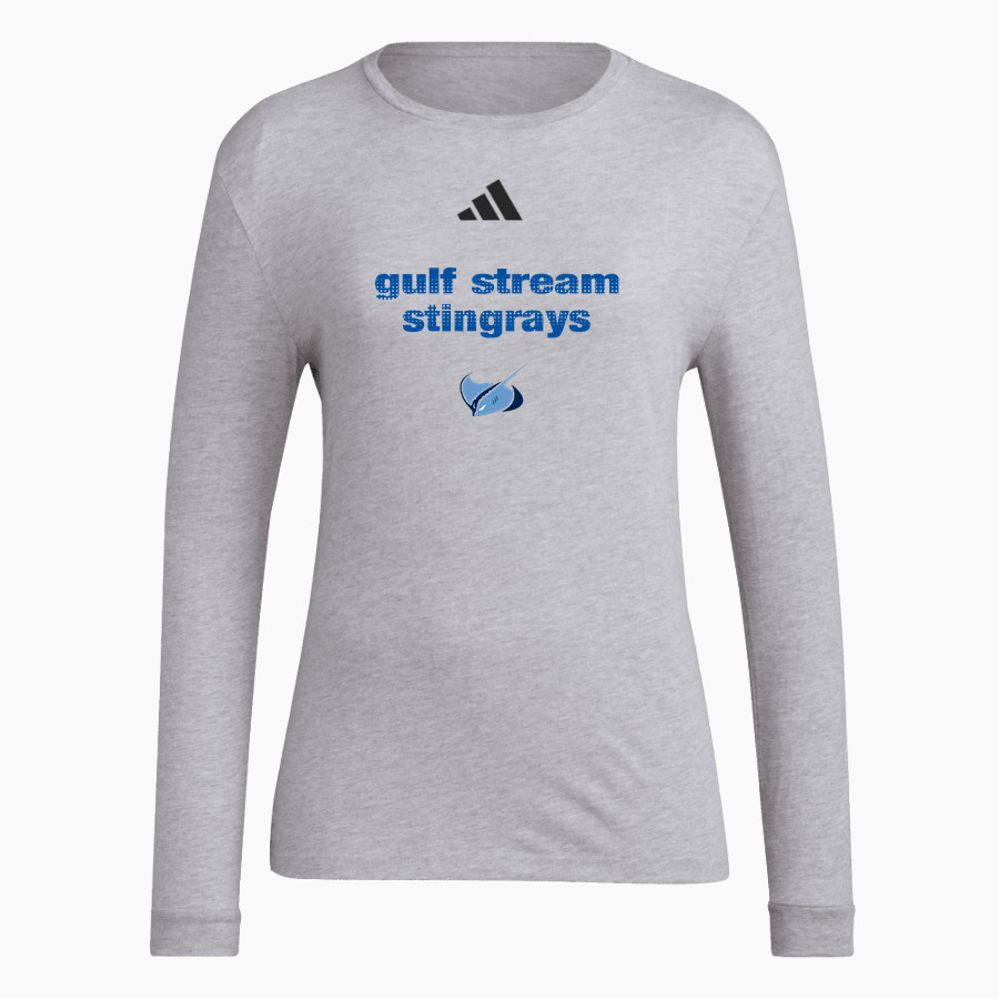 Gulf Stream Stingrays adidas Women's Long Sleeve Pregame Tee