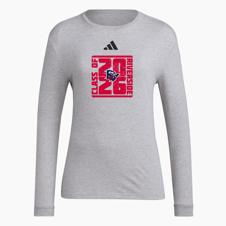 RIVERSIDE HIGH SCHOOL VIKINGS adidas Women's Long Sleeve Pregame Tee
