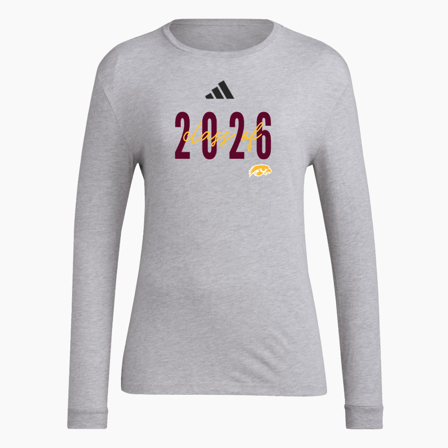 Kelly Hawks <span class="pdp-name-mascot">Kelly Hawks</span> adidas Women's Long Sleeve Pregame Tee