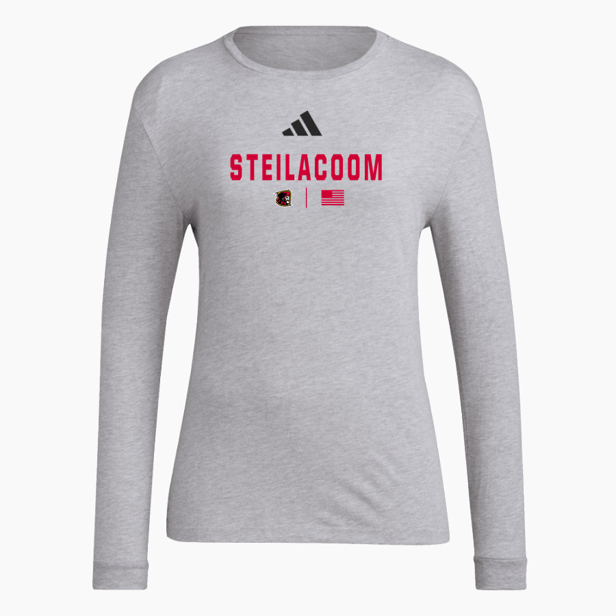 Steilacoom Sentinels adidas Women's Long Sleeve Pregame Tee