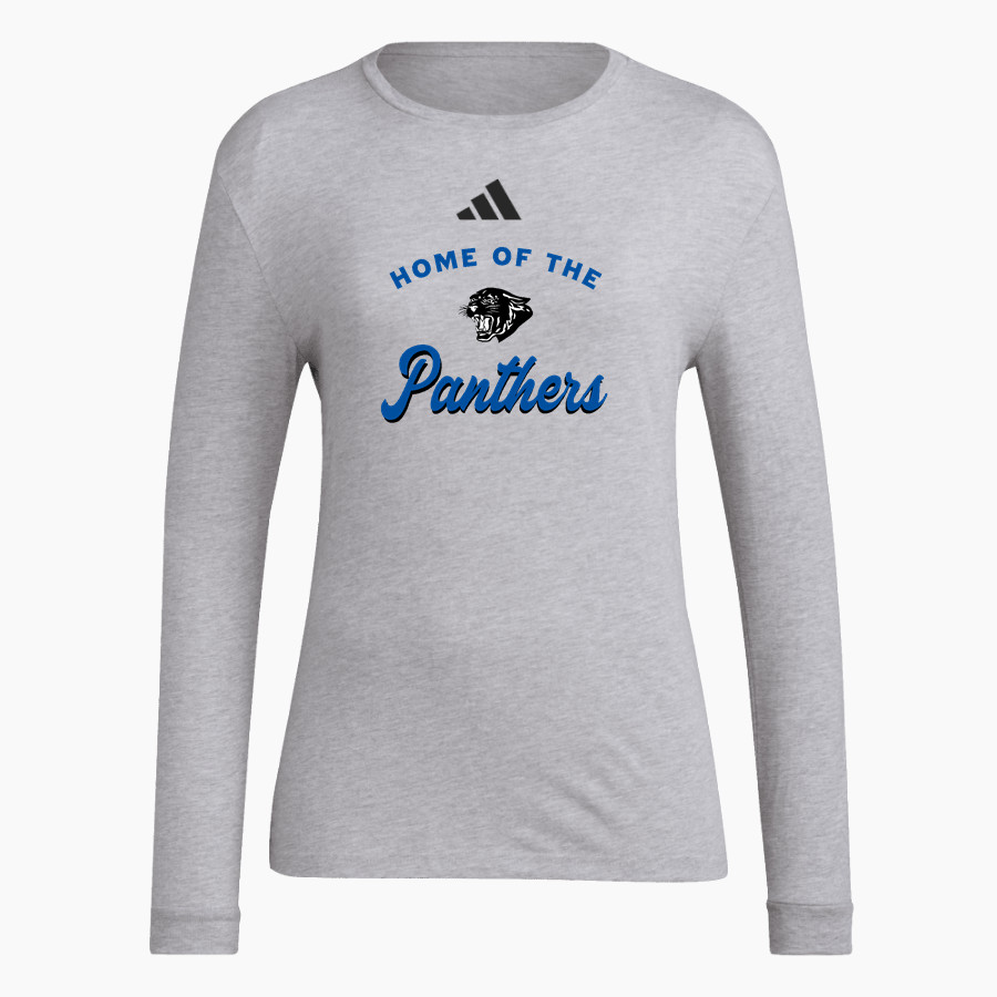 Central Panthers <span class="pdp-name-mascot">Central Panthers</span> adidas Women's Long Sleeve Pregame Tee