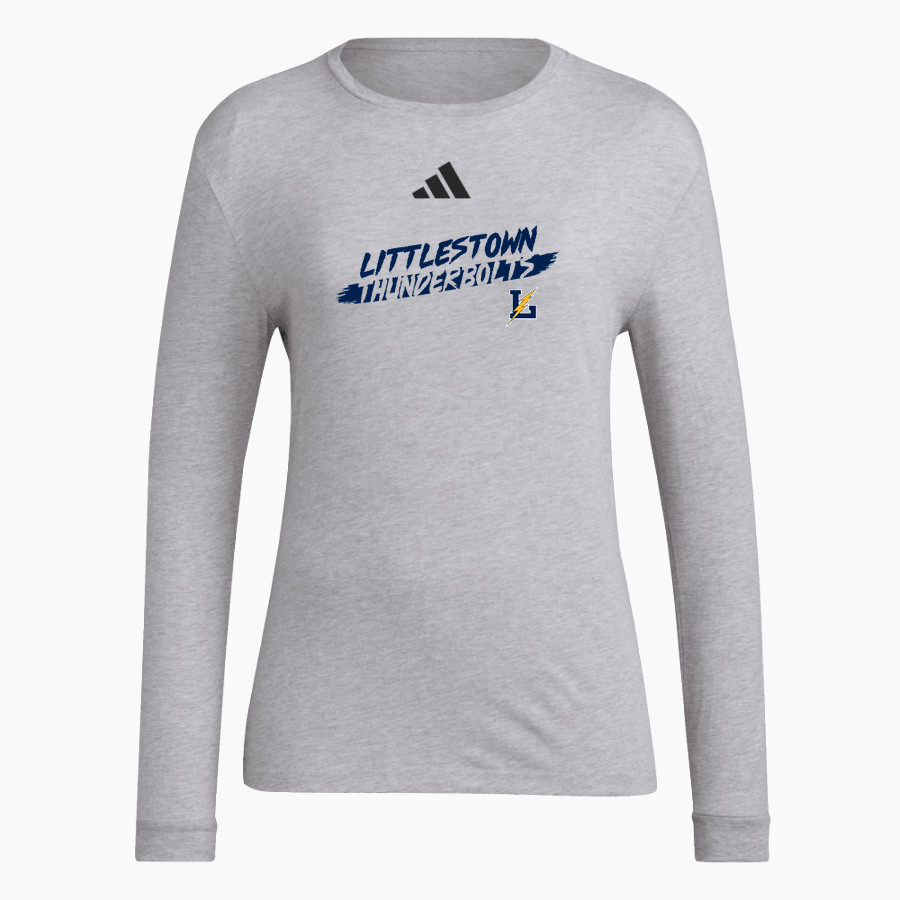 LITTLESTOWN HIGH SCHOOL THUNDERBOLTS adidas Women's Long Sleeve Pregame Tee