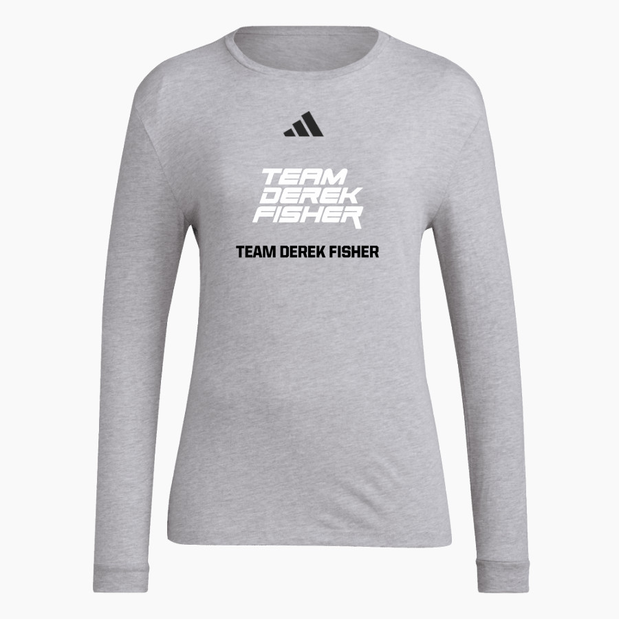 Be Better Foundation Team Derek Fisher adidas Women's Long Sleeve Pregame Tee