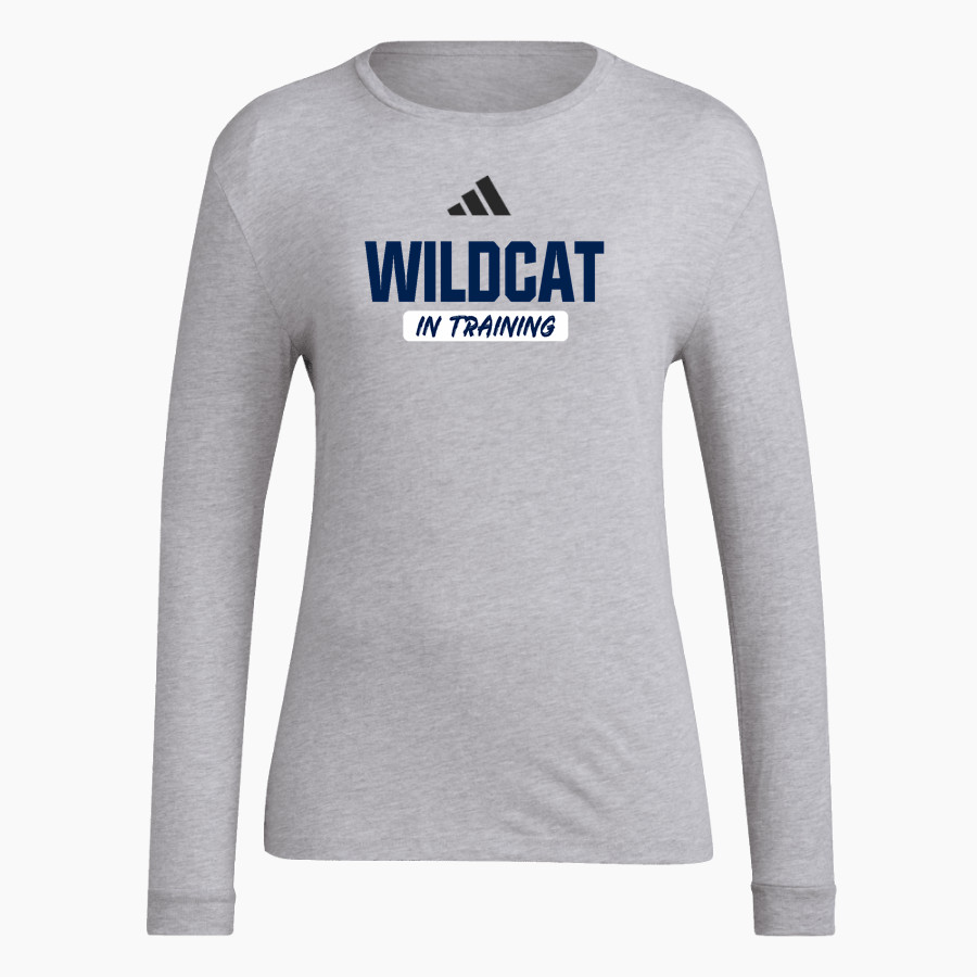 Northwestern Wildcats adidas Women's Long Sleeve Pregame Tee
