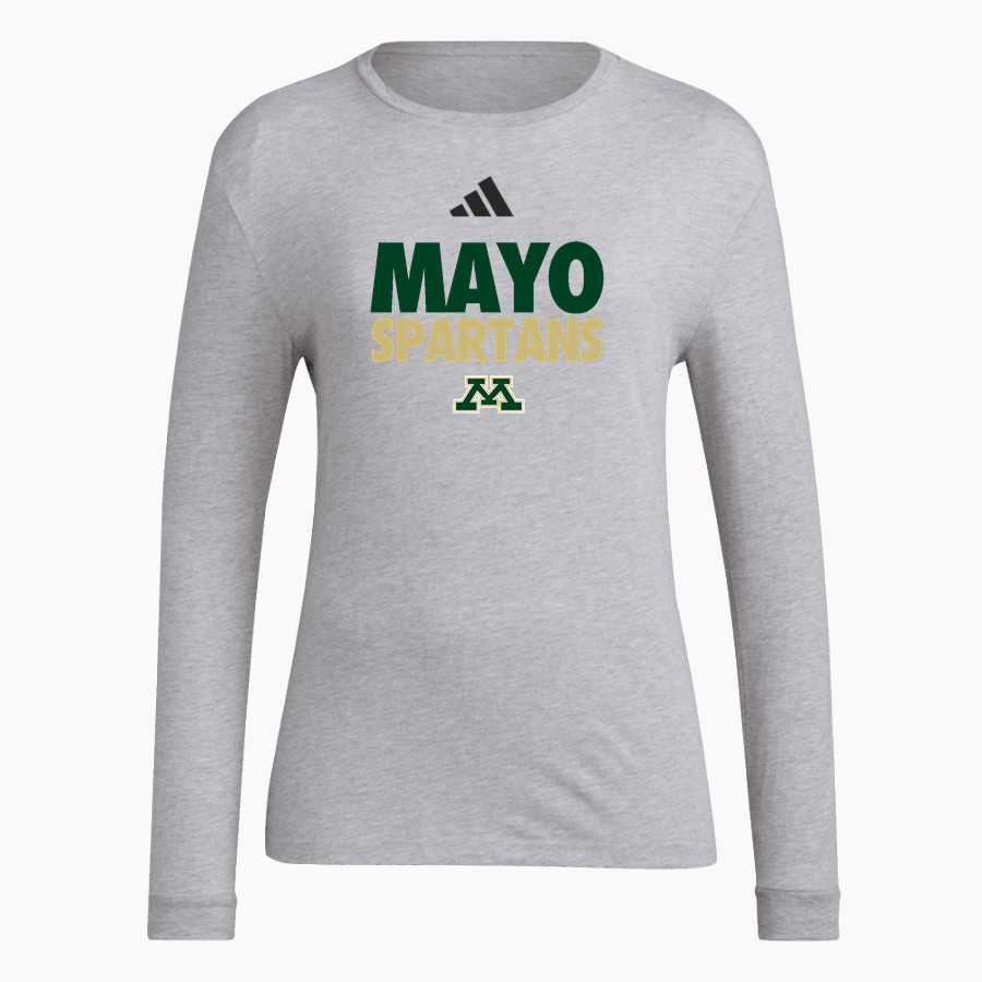 Mayo Spartans <span class="pdp-name-mascot">Mayo Spartans</span> adidas Women's Long Sleeve Pregame Tee