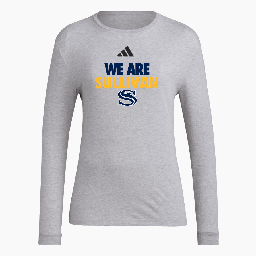 Sullivan Tigers <span class="pdp-name-mascot">Sullivan Tigers</span> adidas Women's Long Sleeve Pregame Tee