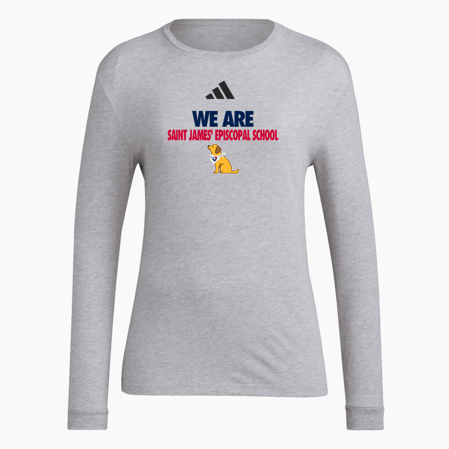 Saint James' Saint James' adidas Women's Long Sleeve Pregame Tee