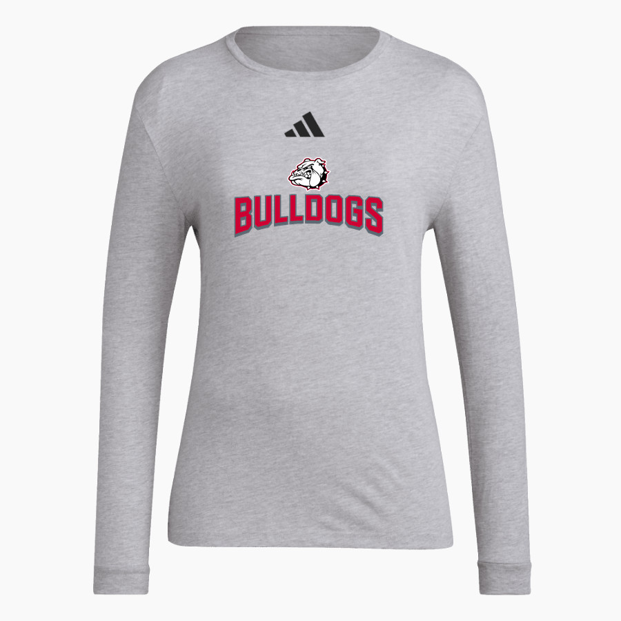 ATLANTA HIGH SCHOOL BULLDOGS <span class="pdp-name-mascot">ATLANTA BULLDOGS</span> adidas Women's Long Sleeve Pregame Tee