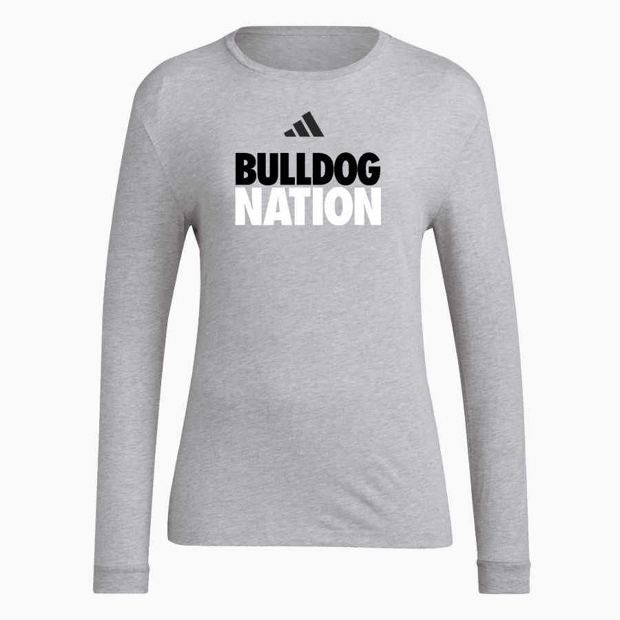 James Wood Bulldogs adidas Women's Long Sleeve Pregame Tee