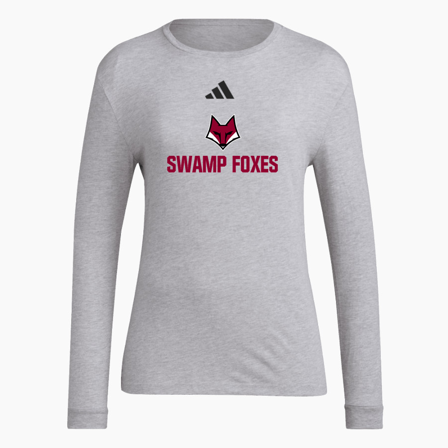 Ashley Ridge Swamp Foxes adidas Women's Long Sleeve Pregame Tee