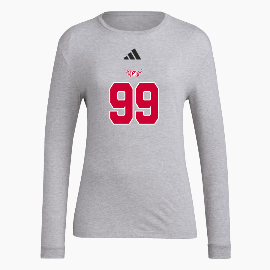 PEKIN COMMUNITY HIGH SCHOOL DRAGONS adidas Women's Long Sleeve Pregame Tee