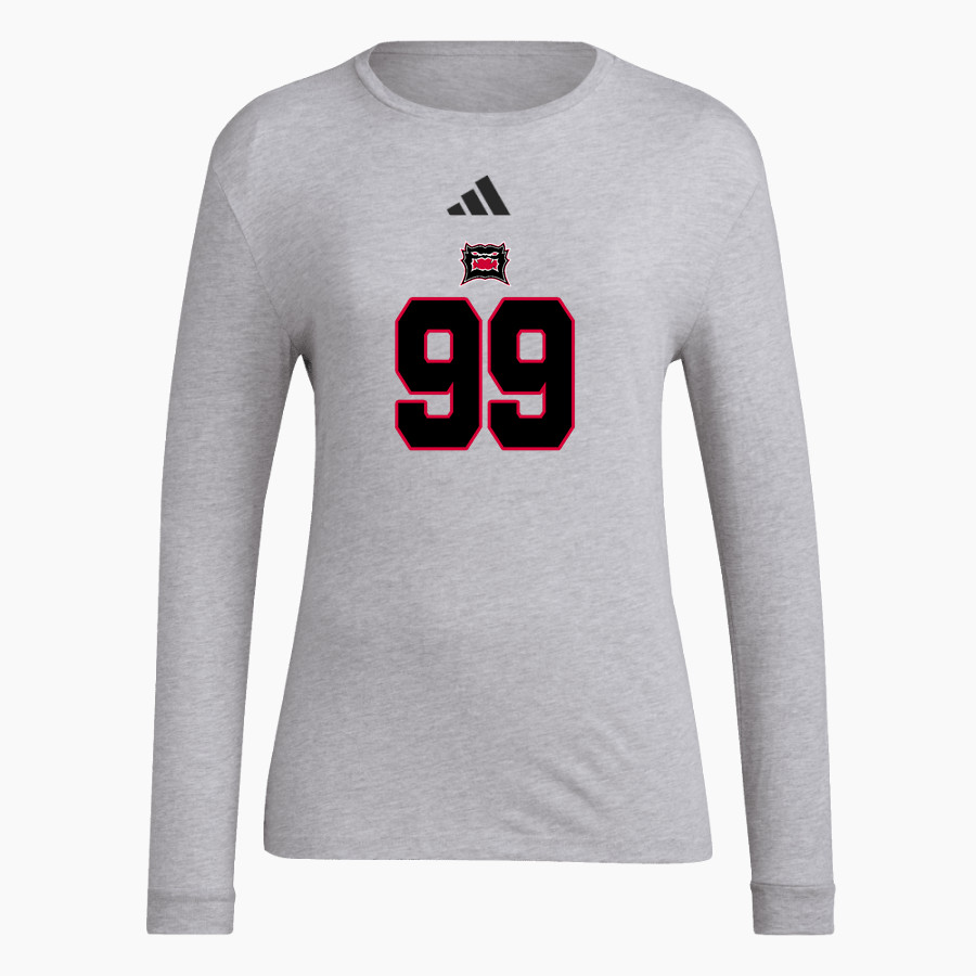 SPENCERVILLE HIGH SCHOOL BEARCATS <span class="pdp-name-mascot">SPENCERVILLE BEARCATS</span> adidas Women's Long Sleeve Pregame Tee