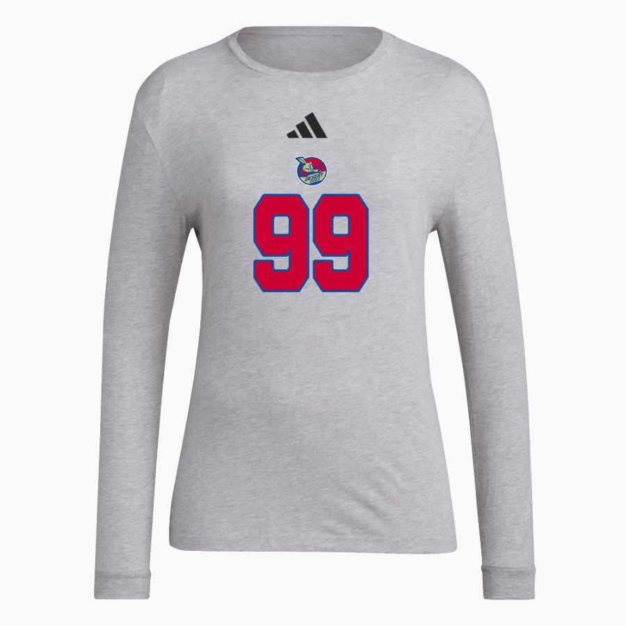 Mesquite Desert Dogs adidas Women's Long Sleeve Pregame Tee