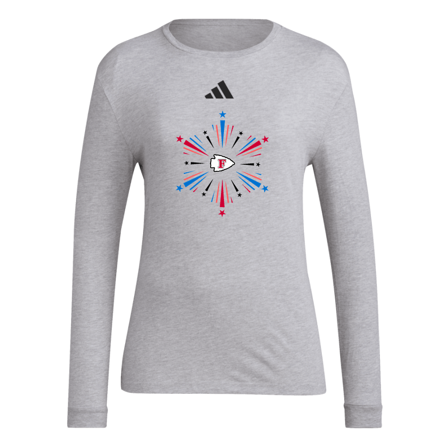 Fox Middle School Fox <span class="pdp-name-mascot">Fox Middle School Braves</span> adidas Women's Long Sleeve Pregame Tee