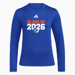 FreedomProject Academy <span class="pdp-name-mascot">FreedomProject Academy Founders</span> adidas Women's Long Sleeve Pregame Tee Front Thumbnail