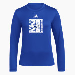 Minnetonka Skippers adidas Women's Long Sleeve Pregame Tee Front Thumbnail