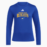 Johnson Creek BlueJays <span class="pdp-name-mascot">Johnson Creek Blue Jays</span> adidas Women's Long Sleeve Pregame Tee Front Thumbnail