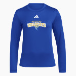 WATERFORD HIGH SCHOOL WILDCATS <span class="pdp-name-mascot">WATERFORD WILDCATS</span> adidas Women's Long Sleeve Pregame Tee Front Thumbnail
