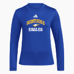 Montross Eagles adidas Women's Long Sleeve Pregame Tee Front Thumbnail