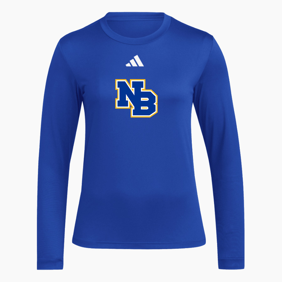 North Brunswick Raiders <span class="pdp-name-mascot">North Brunswick Raiders</span> adidas Women's Long Sleeve Pregame Tee