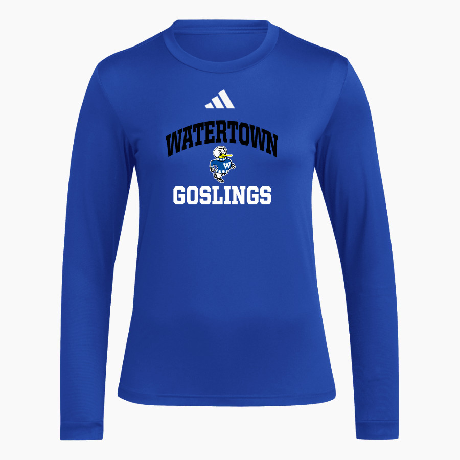 WATERTOWN HIGH SCHOOL GOSLINGS adidas Women's Long Sleeve Pregame Tee