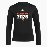 Bethlehem Eagles official sideline store <span class="pdp-name-mascot">Bethlehem Eagles</span> adidas Women's Long Sleeve Pregame Tee Front Thumbnail
