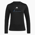 OverSouth OverSouth adidas Women's Long Sleeve Pregame Tee Front Thumbnail