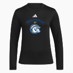 BRIAR CLIFF Chargers <span class="pdp-name-mascot">BRIAR CLIFF Chargers</span> adidas Women's Long Sleeve Pregame Tee Front Thumbnail