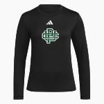 Pacific Union College Pioneers <span class="pdp-name-mascot">Pacific Union College Pioneers</span> adidas Women's Long Sleeve Pregame Tee Front Thumbnail