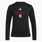 CHRIST ACADEMY WARRIORS <span class="pdp-name-mascot">CHRIST ACADEMY WARRIORS</span> adidas Women's Long Sleeve Pregame Tee Front Thumbnail