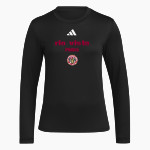 RIO VISTA HIGH SCHOOL RAMS <span class="pdp-name-mascot">RIO VISTA RAMS</span> adidas Women's Long Sleeve Pregame Tee Front Thumbnail