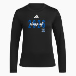 EDEN HIGH SCHOOL BULLDOGS <span class="pdp-name-mascot">EDEN BULLDOGS /LADY</span> adidas Women's Long Sleeve Pregame Tee Front Thumbnail