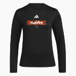 FORT JENNINGS HIGH SCHOOL MUSKETEERS adidas Women's Long Sleeve Pregame Tee Front Thumbnail