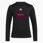 WILKINSON COUNTY CHRISTIAN ACADEMY RAMS <span class="pdp-name-mascot">WILKINSON CO RAMS</span> adidas Women's Long Sleeve Pregame Tee Front Thumbnail