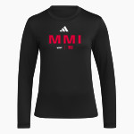 MMI PREPARATORY SCHOOL PREPPERS adidas Women's Long Sleeve Pregame Tee Front Thumbnail