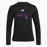 Mesquite Desert Dogs adidas Women's Long Sleeve Pregame Tee Front Thumbnail