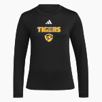 Computech Tigers <span class="pdp-name-mascot">Computech Middle School Tigers</span> adidas Women's Long Sleeve Pregame Tee Front Thumbnail