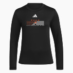 Tech High School Tigers <span class="pdp-name-mascot">Tech High School</span> adidas Women's Long Sleeve Pregame Tee Front Thumbnail
