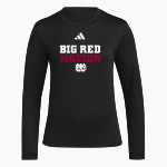 Montgomery Bell Academy Online Apparel Store <span class="pdp-name-mascot">Montgomery Bell Academy Big Red</span> adidas Women's Long Sleeve Pregame Tee Front Thumbnail