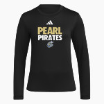 PEARL HIGH SCHOOL PIRATES <span class="pdp-name-mascot">PEARL PIRATES</span> adidas Women's Long Sleeve Pregame Tee Front Thumbnail