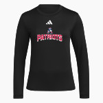 Oakland Patriots <span class="pdp-name-mascot">Oakland Patriots</span> adidas Women's Long Sleeve Pregame Tee Front Thumbnail