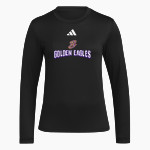 BELLBROOK GOLDEN EAGLES The Official Online Store <span class="pdp-name-mascot">BELLBROOK GOLDEN EAGLES</span> adidas Women's Long Sleeve Pregame Tee Front Thumbnail