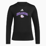 BEMENT MIDDLE SCHOOL BULLDOGS adidas Women's Long Sleeve Pregame Tee Front Thumbnail
