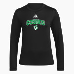SPRINGFIELD HIGH SCHOOL COSMOS adidas Women's Long Sleeve Pregame Tee Front Thumbnail