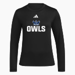 HONDO HIGH SCHOOL OWLS <span class="pdp-name-mascot">HONDO OWLS</span> adidas Women's Long Sleeve Pregame Tee Front Thumbnail