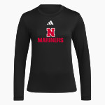 NARRAGANSETT HIGH SCHOOL MARINERS adidas Women's Long Sleeve Pregame Tee Front Thumbnail