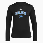 MIDLAKES HIGH SCHOOL SCREAMING EAGLES <span class="pdp-name-mascot">MIDLAKES SCREAMING EAGLES</span> adidas Women's Long Sleeve Pregame Tee Front Thumbnail