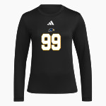 Seminole State College Raiders <span class="pdp-name-mascot">Seminole State Raiders</span> adidas Women's Long Sleeve Pregame Tee Front Thumbnail